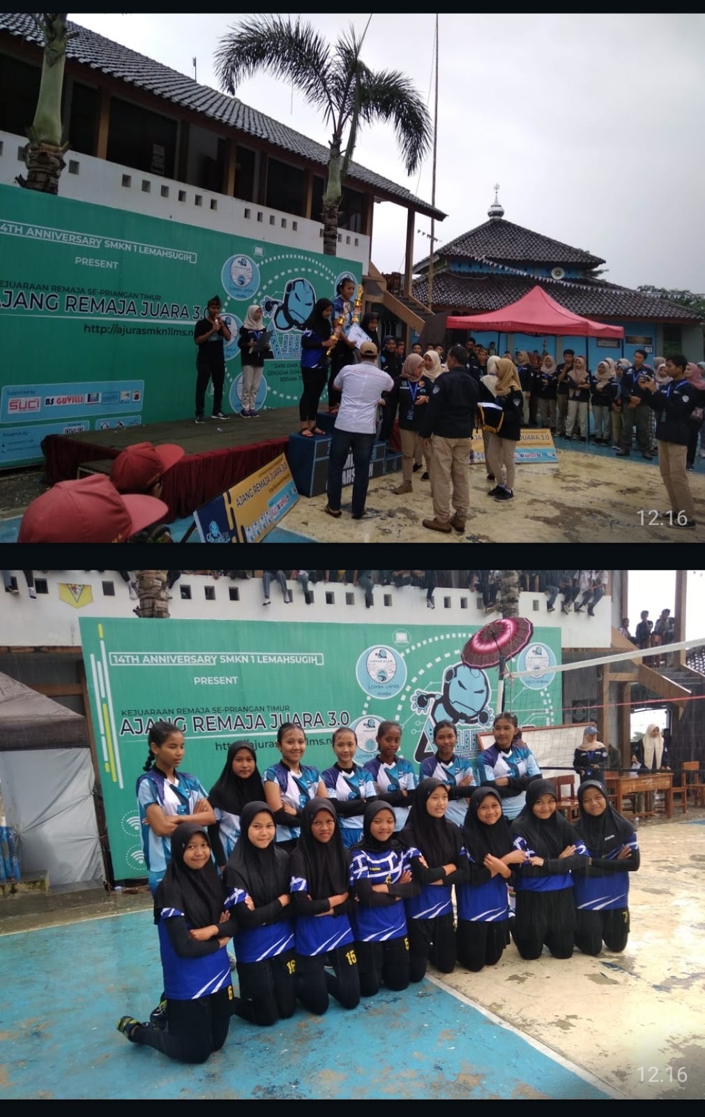 Tim Bola Voli Putri Raih Juara II AJURA 3.0 Tingkat SMP/MTS Wilayah Priangan Timur